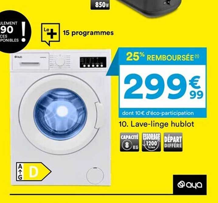 lave-linge hublot aya