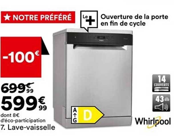 lave-vaisselle whirlpool