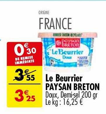 le beurrier paysan breton