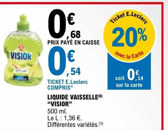 Liquide Vaisselle "visior"