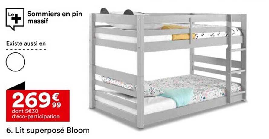 lit superposé bloom