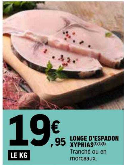 longe d'espadon xyphias