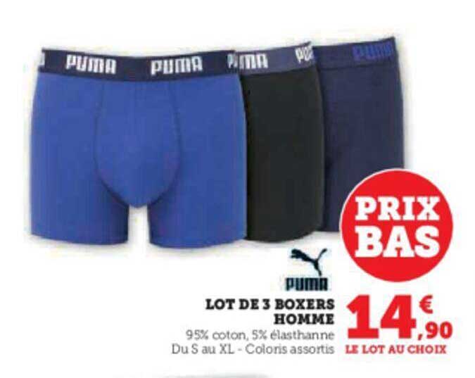 Lot De 3 Boxers Homme Puma