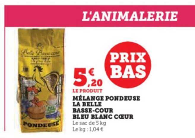 Mélange Pondeuse La Belle Basse-cour Bleu Blanc Cœur