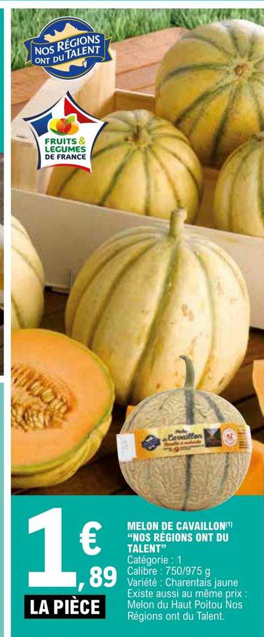melon de cavaillon "nos régions ont du talent"