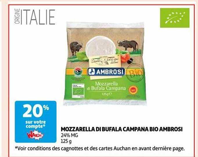 Mozzarella Di Bufala Campana Bio Ambrosi