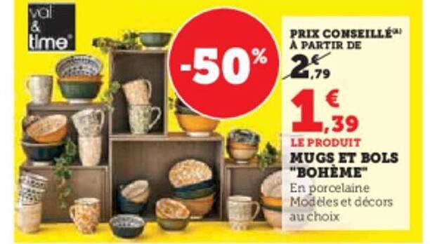 Mugs Et Bols "bohème"