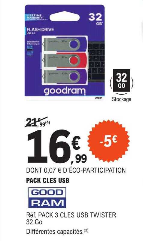 Pack Clés Usb Good Ram