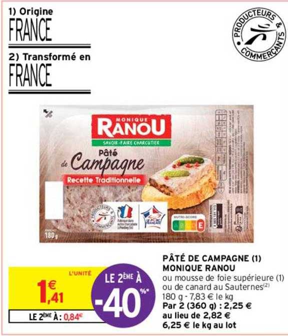 pâté de campagne monique ranou