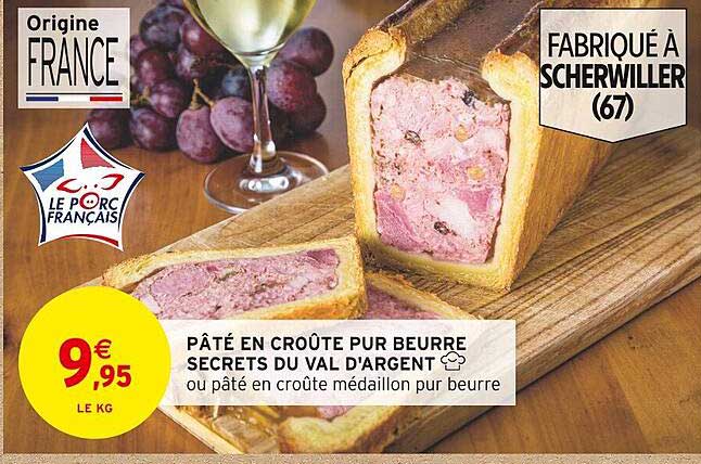 pâté en croûte pur beurre secrets du val d'argent