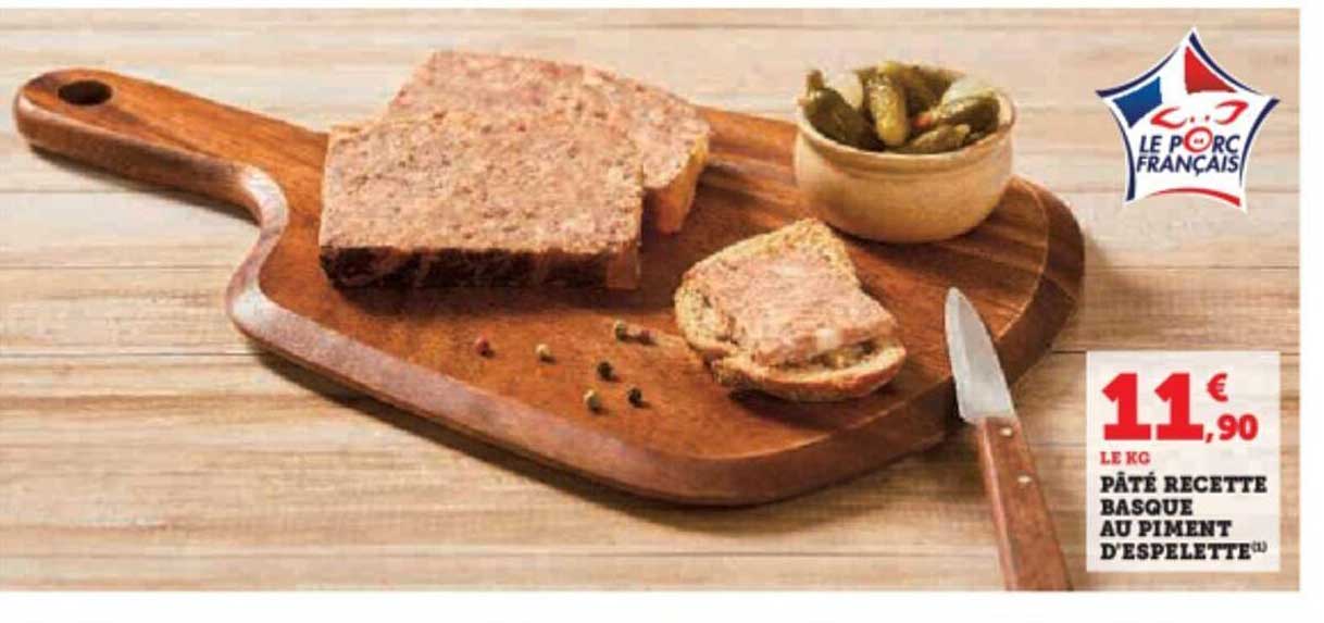 pâté recette basque au piment d'espelette