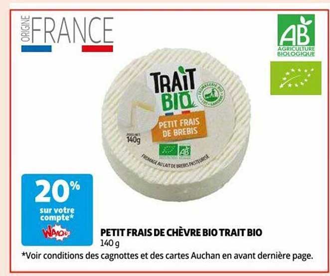 petit frais de chèvre bio trait bio