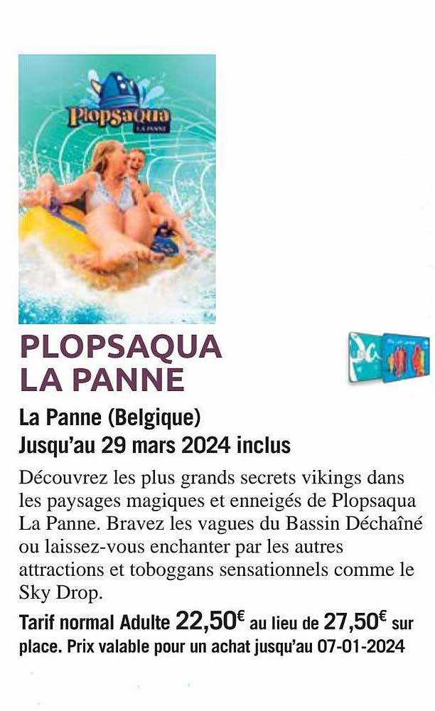 plopsaqua la panne