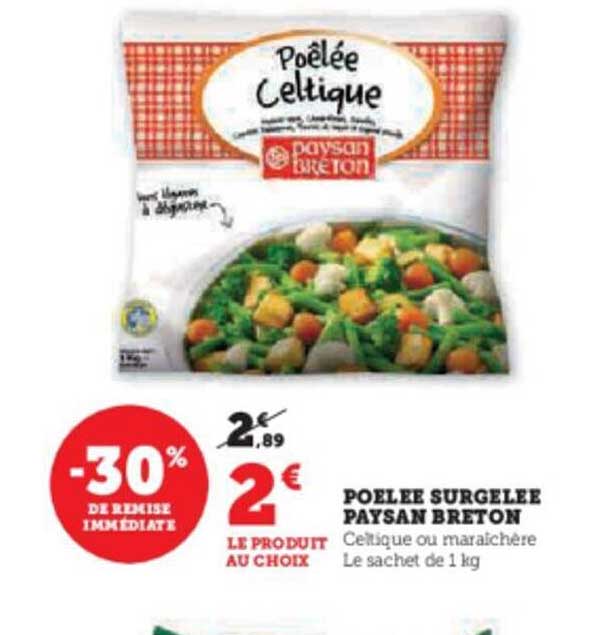 Poêlée Surgelée Paysan Breton