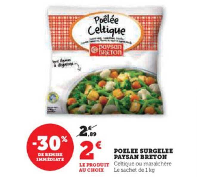 poêlée surgelée paysan breton