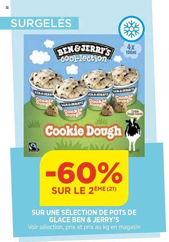 pots de glace ben & jerry's