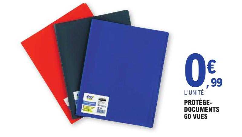 protège-documents 60 vues