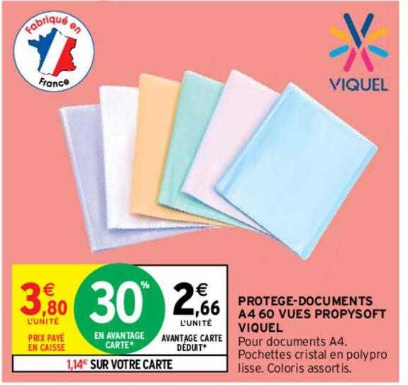 protège-documents A4 60 vues propysoft viquel