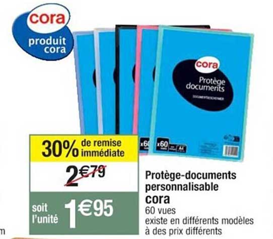 protège-documents personnalisable cora