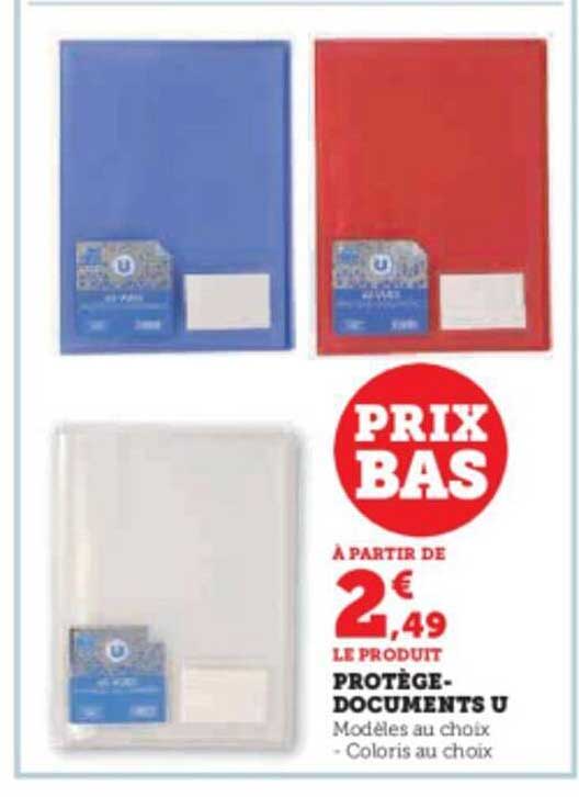 protège-documents u