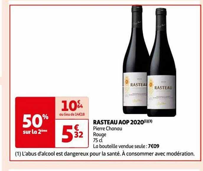 rasteau aop 2020 pierre chanau rouge