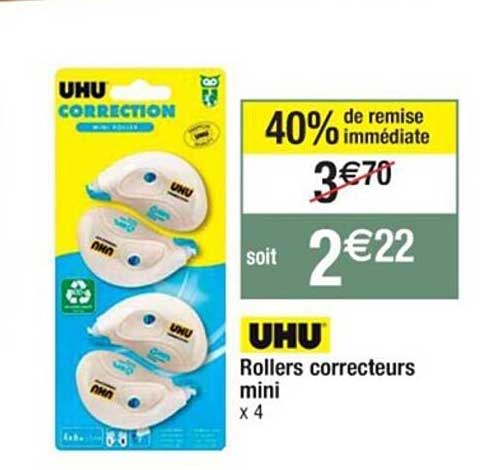 Rollers Correcteurs Mini Uhu