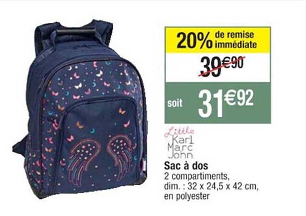 sac à dos little karl marc john