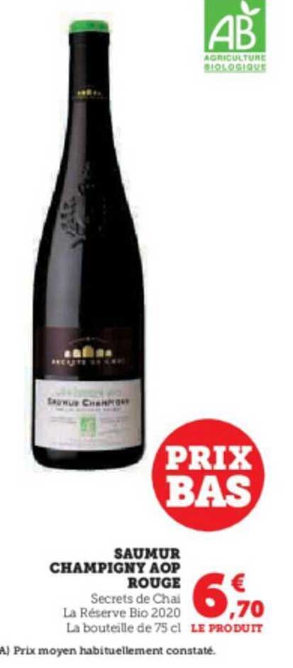 saumur champigny aop rouge