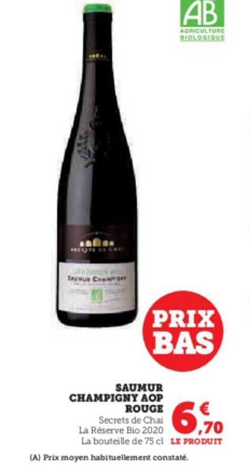 saumur champigny aop rouge