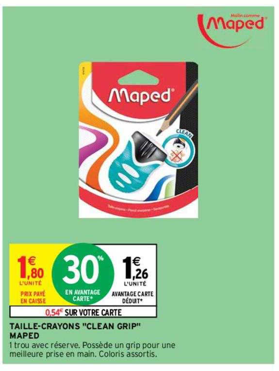 taille-crayons "clean grip" maped
