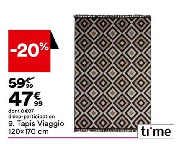 Tapis Viaggio 120 X 170 Cm Ti'me