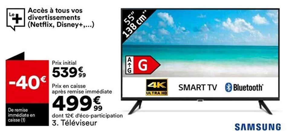 Téléviseur 55" 138 Cm Samsung