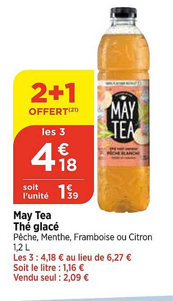 thé glacé may tea