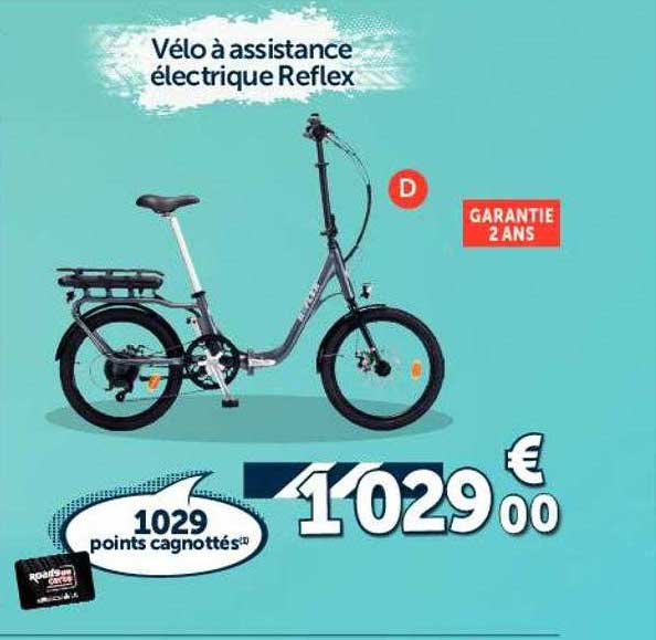 vélo à assistance électrique reflex