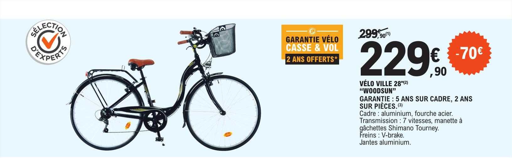 vélo ville 28" "woodsun"