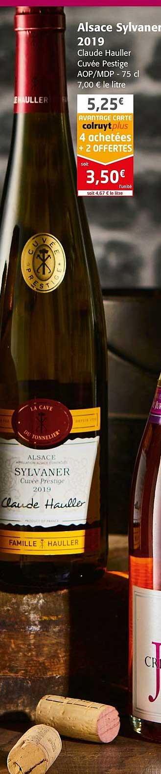 alsace sylvanen 2019 claude hauller cuvée pestige