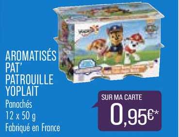 Aromatisés Pat' Patrouille Yoplait