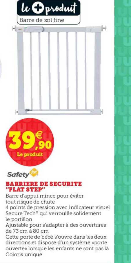 barrière de sécurité flat step safety 1st
