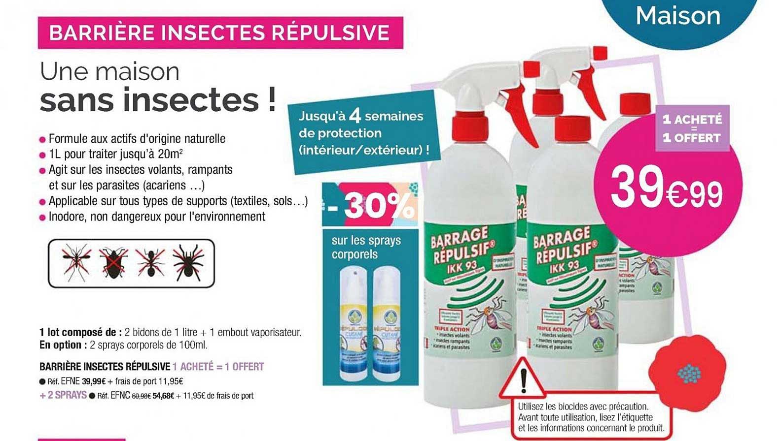 barrière insectes répulsive