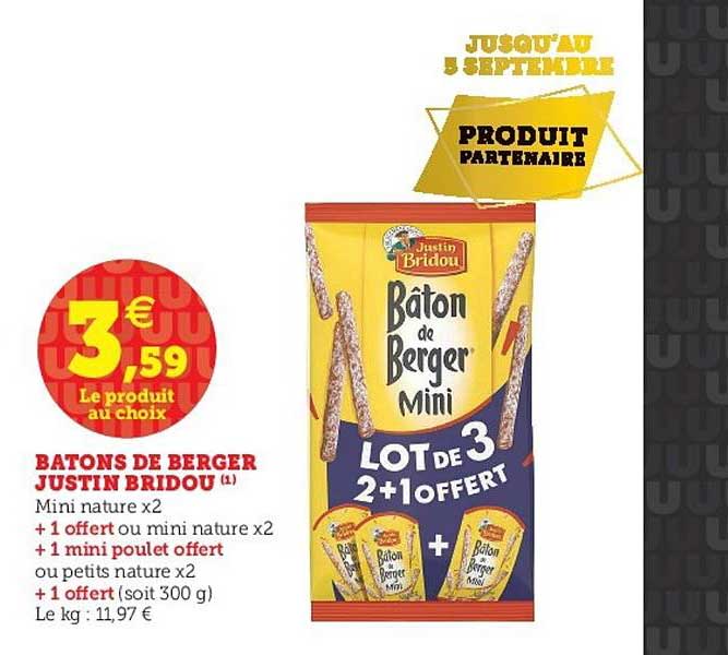 Bâtons De Berger Justin Bridou