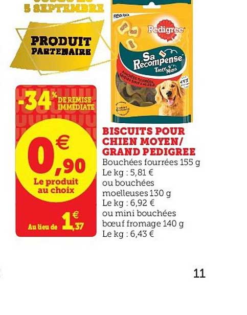 Biscuits Pour Chien Moyen Grand Pedigree -34% Remise Immédiate