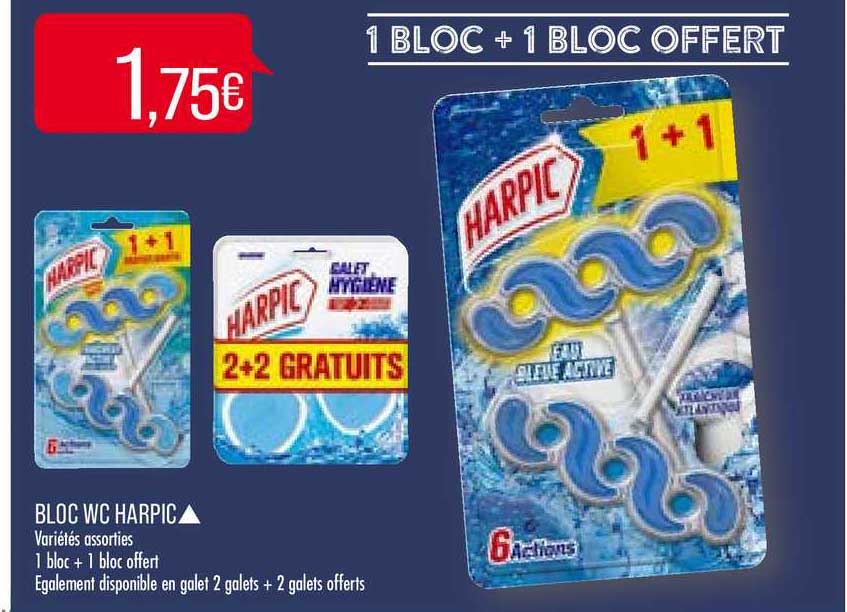 Bloc Wc Harpic 1 Offert