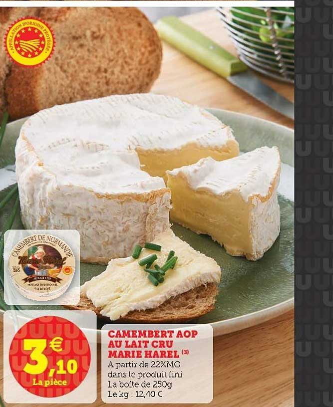 camembert aop au lait cru marie harel