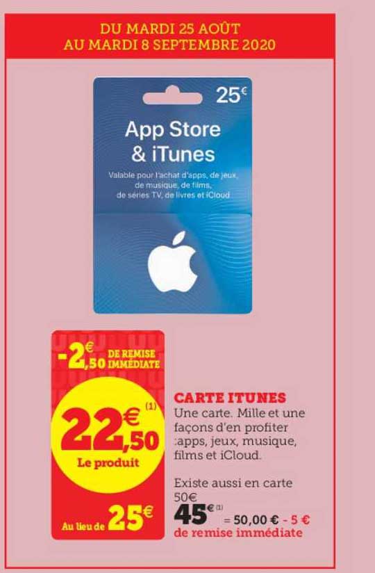 Carte Itunes