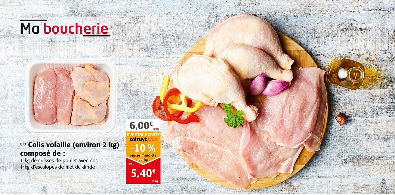 colis volaille environ 2kg