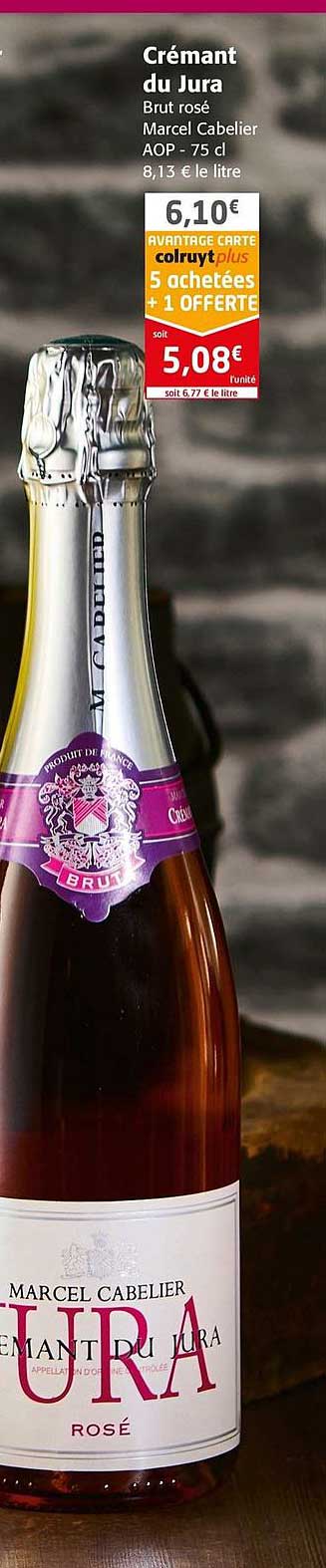 crémant du jura brut rosé marcel cabelier