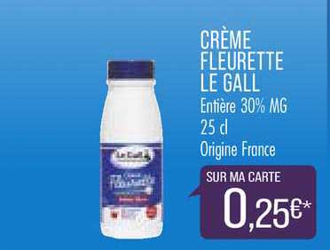 crème fleurette le gall