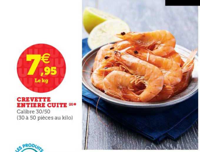 Crevette Entière Cuite