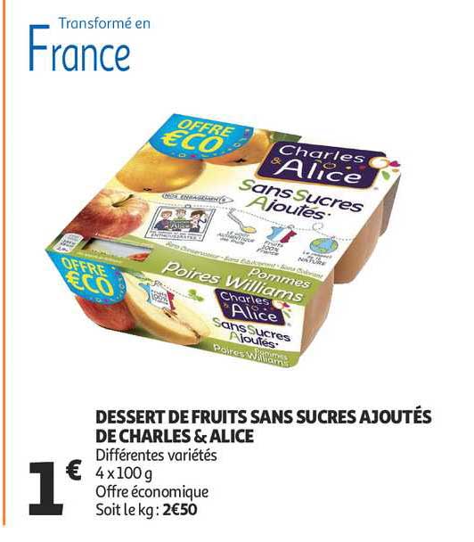 Dessert De Fruits Sans Sucres Ajoutés De Charles&alice