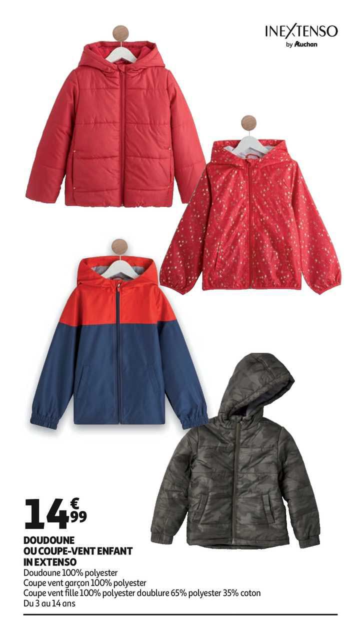 doudoune ou coupe vent enfant in extenso